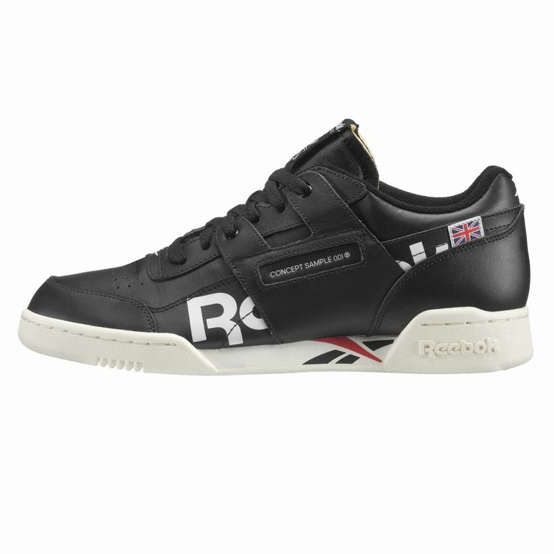 Tenisi Reebok Workout Plus Mu Barbati Negrii/Albi Romania GK9562IW